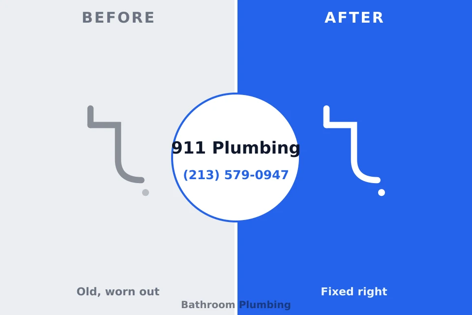 Before and after: plumbing repair Summerdale, AL